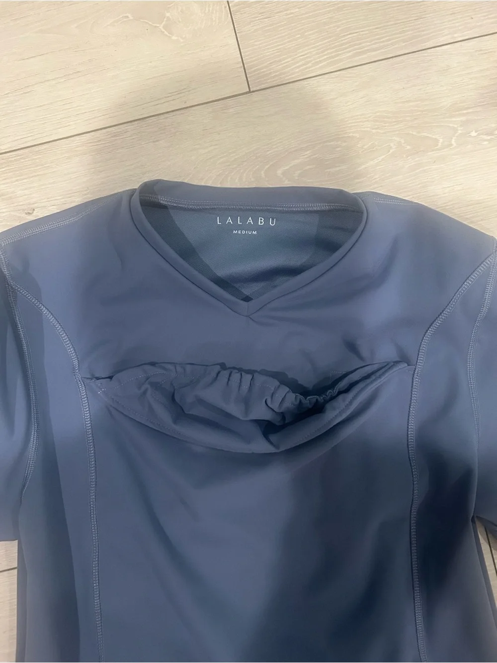 Lalabu Navy Short Sleeve Nursing Tunic - washed but never worn